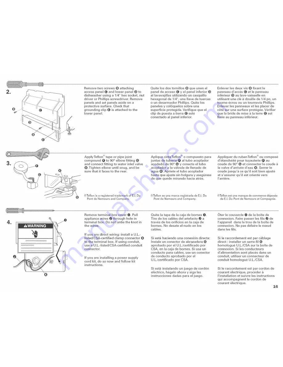 KitchenAid KUDS01D-SR Series Скачать руководство пользователя страница 17