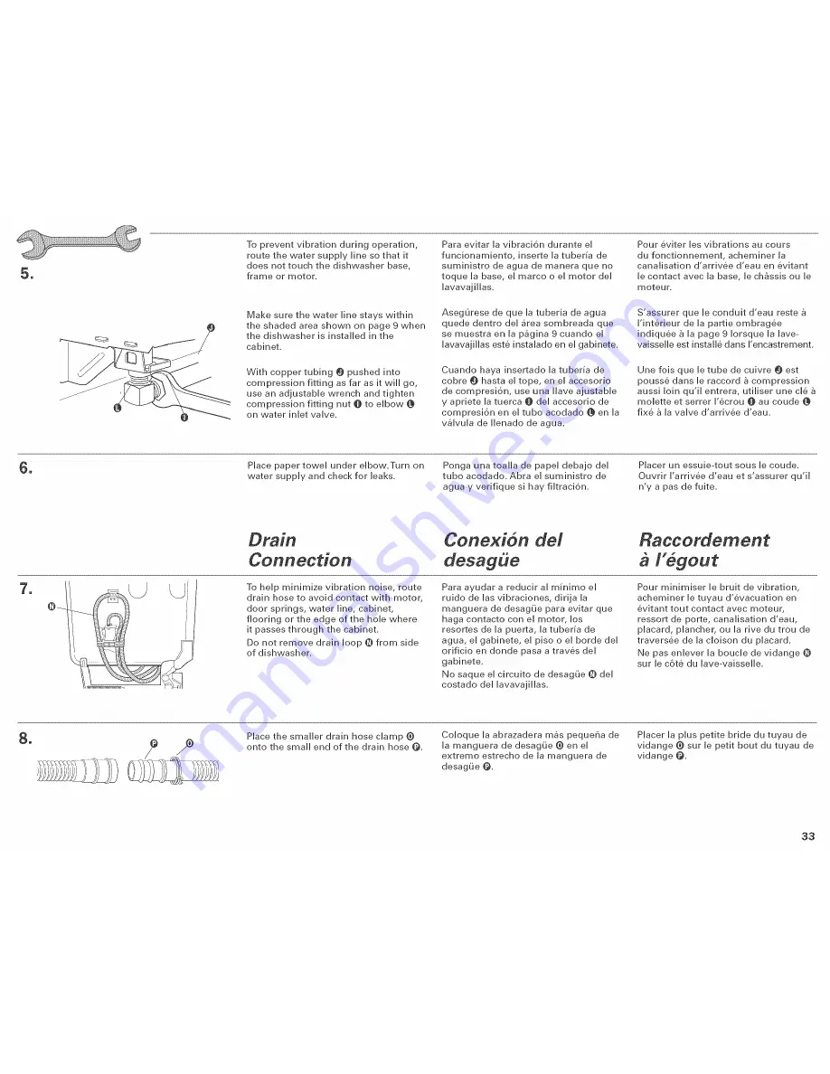 KitchenAid KUDS01D-SR Series Installation Instructions Manual Download Page 34