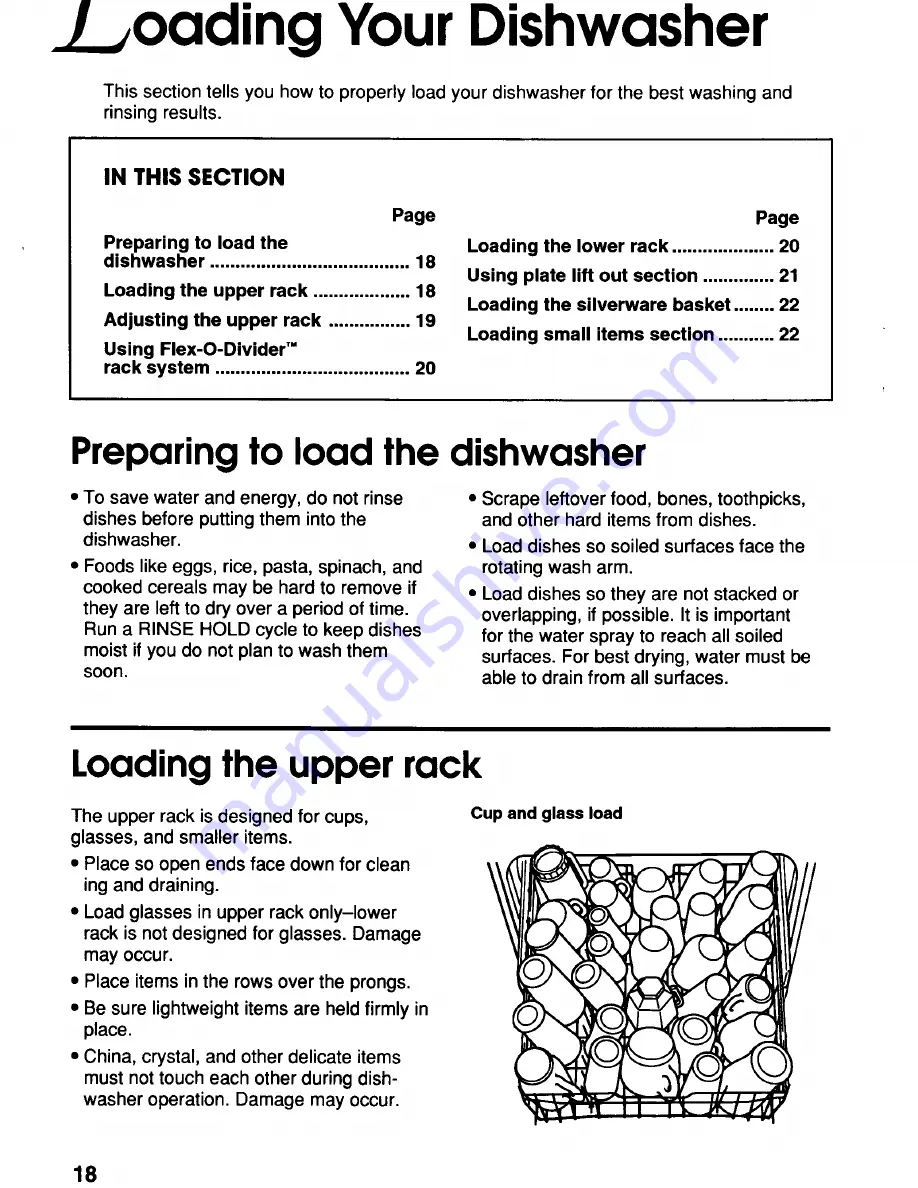 KitchenAid KUDS230B Use And Care Manual Download Page 18