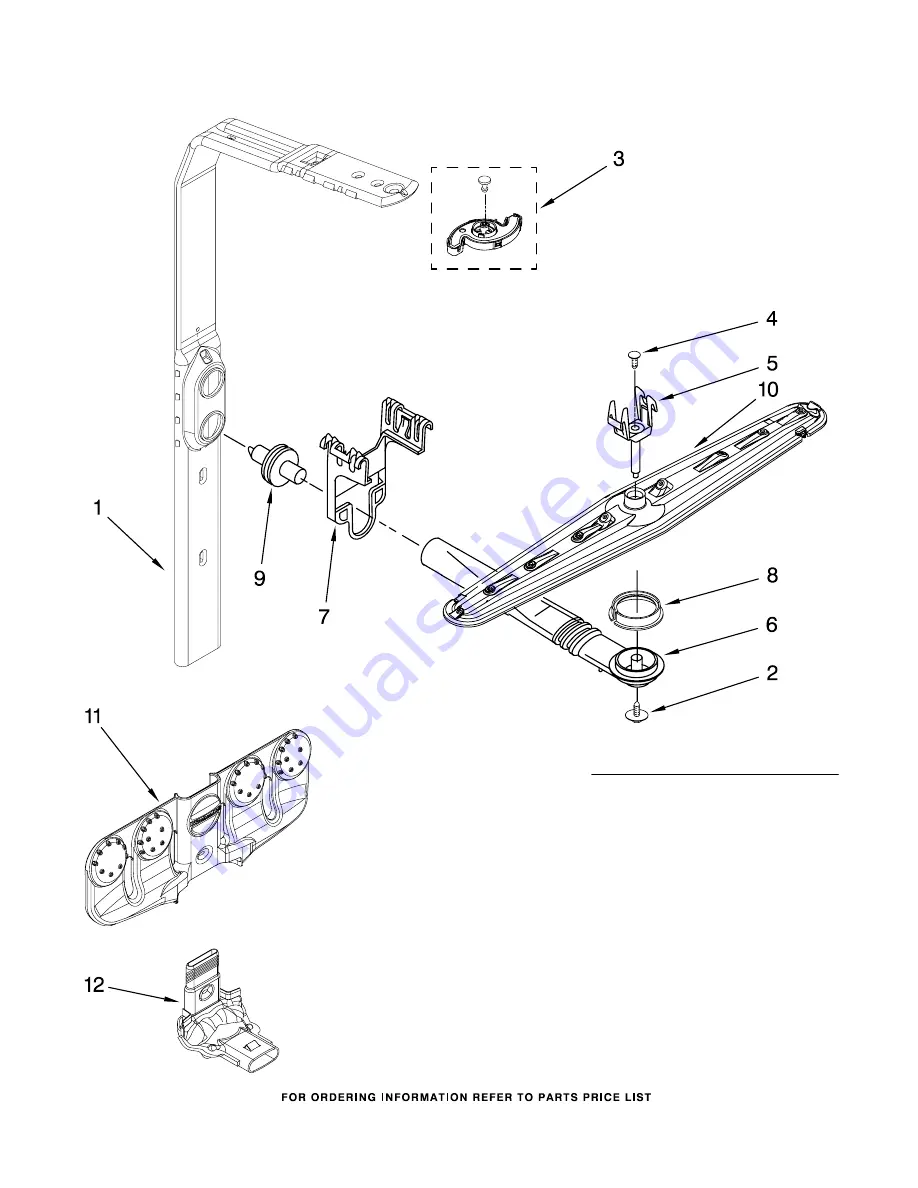 KitchenAid KUDS50FVPA - Fully Integrated Dishwasher Door And Panel Parts Download Page 9