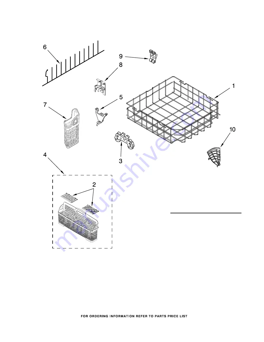 KitchenAid KUDT03FTBL0 Parts List Download Page 14