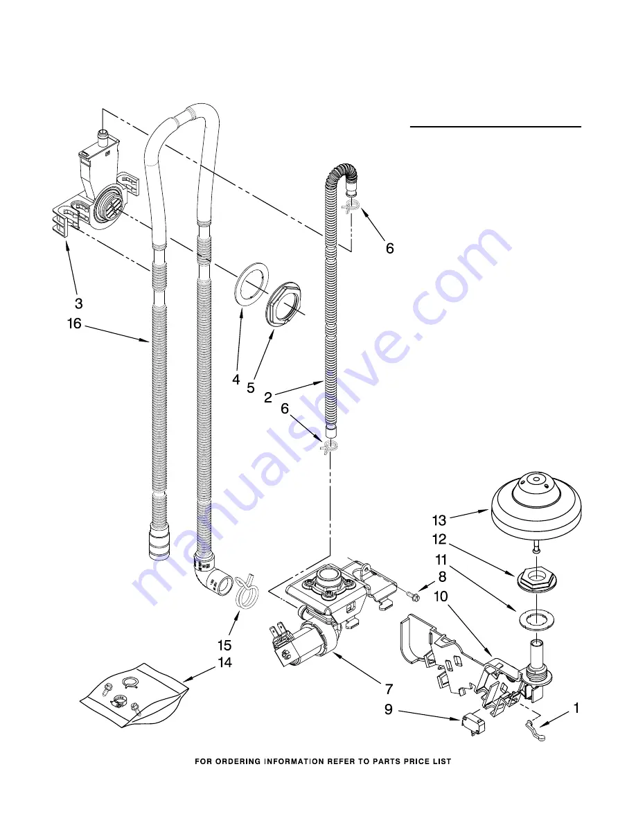 KitchenAid KUDT03FTBL2 Parts List Download Page 6