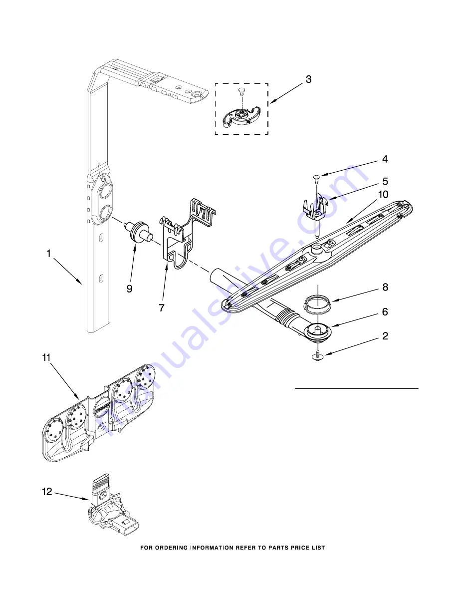 KitchenAid KUDT03FTBL2 Parts List Download Page 13