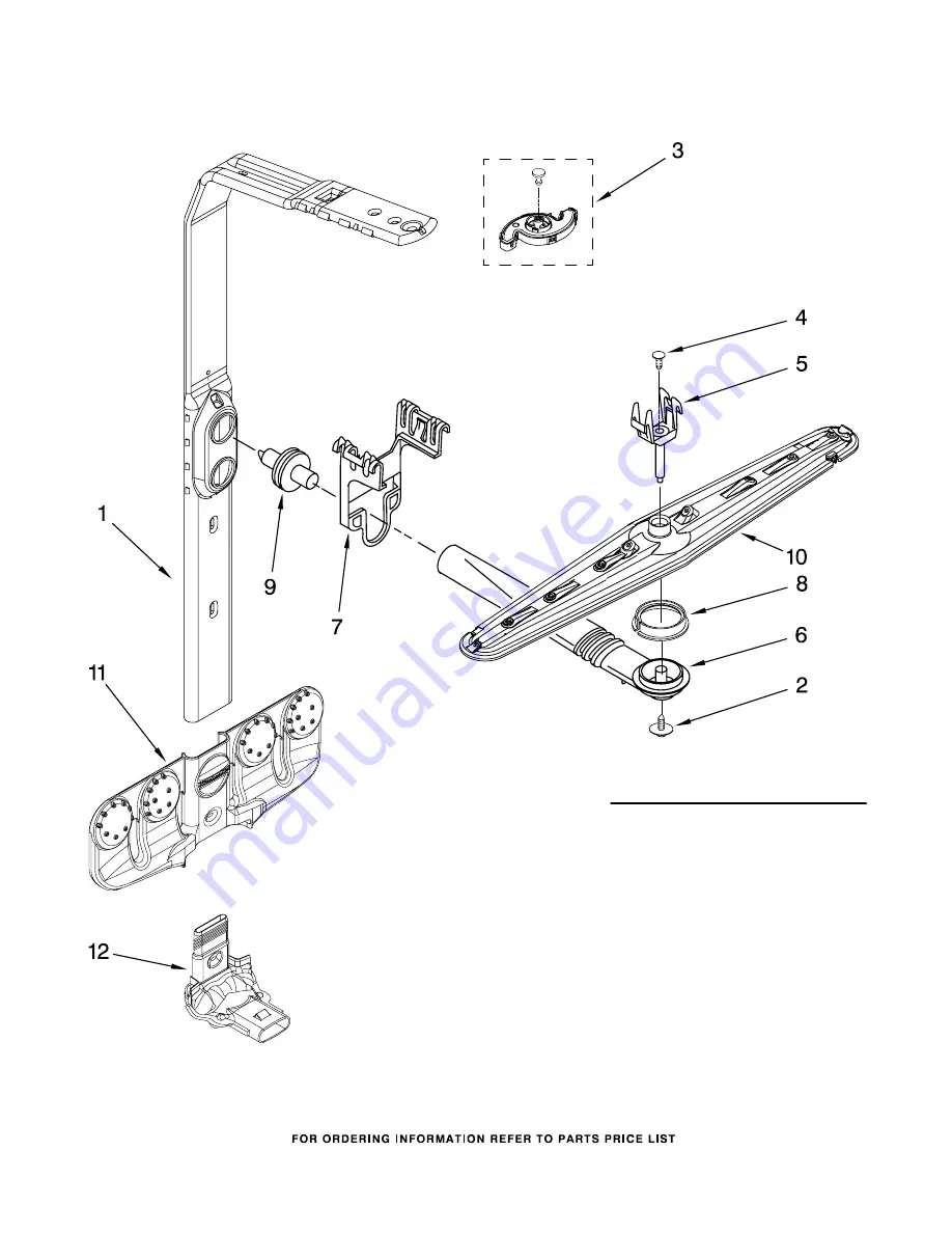 KitchenAid KUDU03FTBL2 Parts List Download Page 14