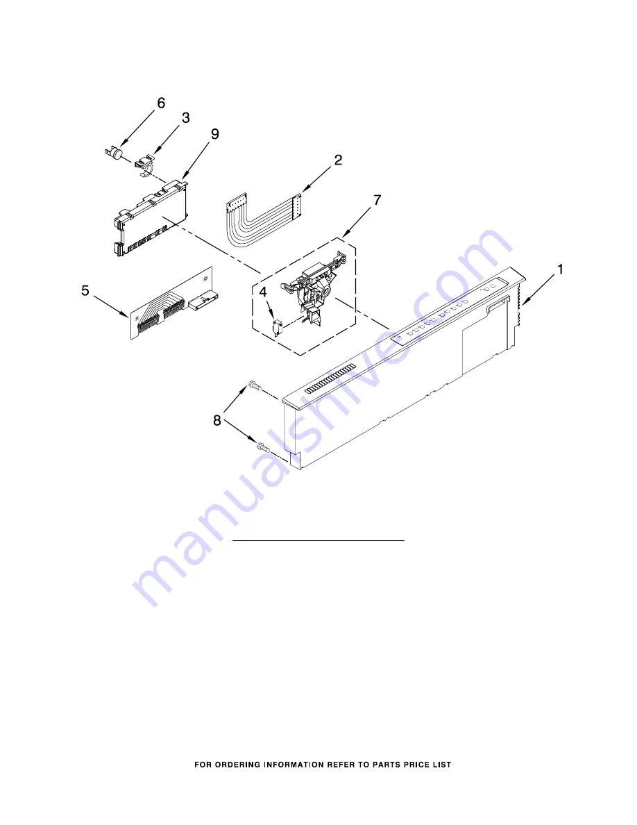 KitchenAid KUDU03STBL2 Parts List Download Page 2