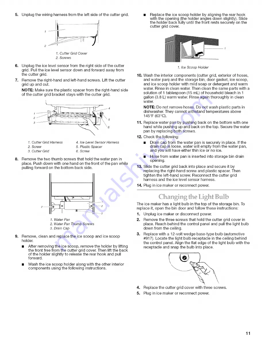 KitchenAid KUIA15NLHS4 Скачать руководство пользователя страница 11