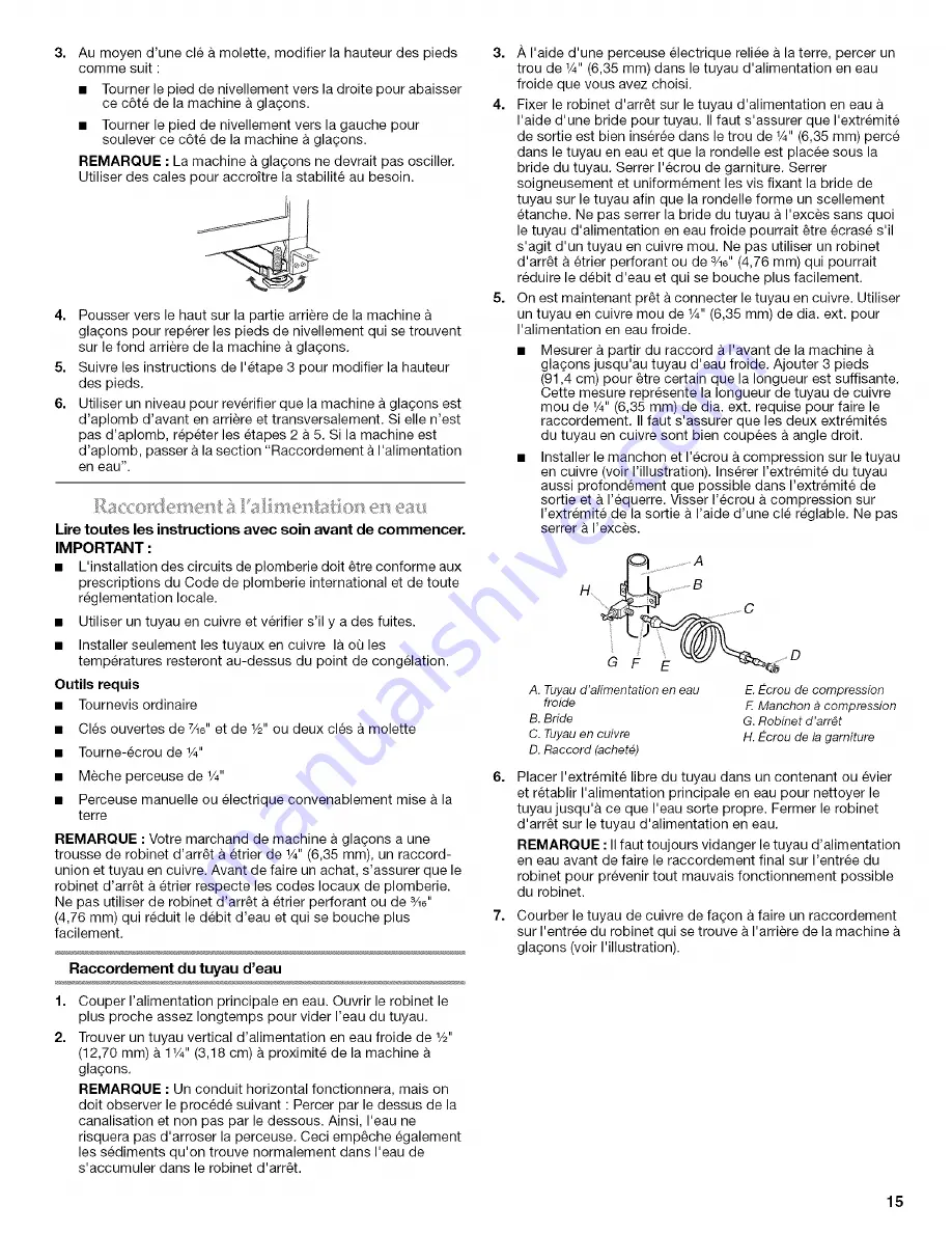 KitchenAid KUIA15PLLS2 Use & Care Manual Download Page 15