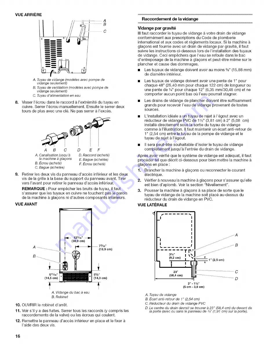 KitchenAid KUIA15PLLS2 Use & Care Manual Download Page 16