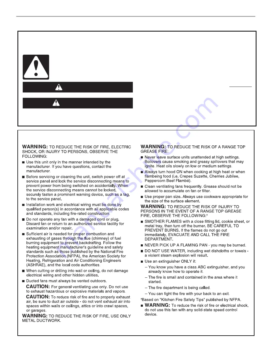 KitchenAid KVWC956KSS0 Installation Instructions And Use And Care Manual Download Page 3