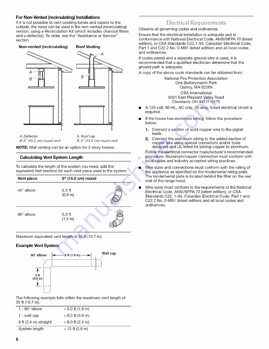 KitchenAid KXI2536YSS0 Installation Instructions And Use & Care Manual Download Page 6