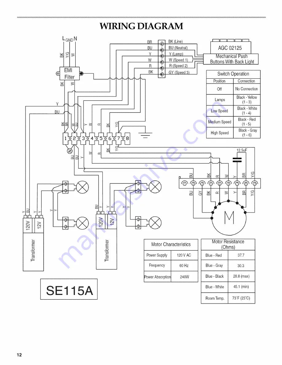 KitchenAid KXI2536YSS0 Скачать руководство пользователя страница 12