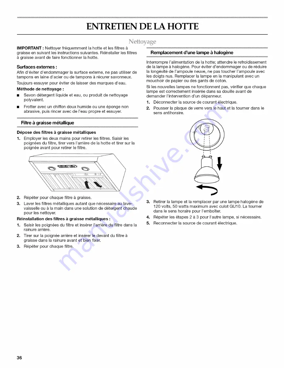 KitchenAid KXI9736YSS0 Скачать руководство пользователя страница 36