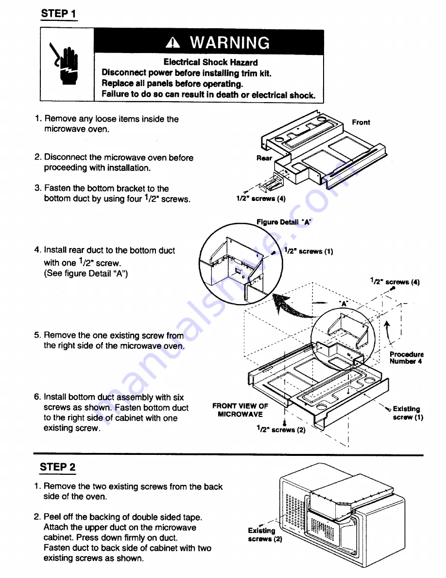 KitchenAid MK1157XJ Installation Instructions Download Page 2