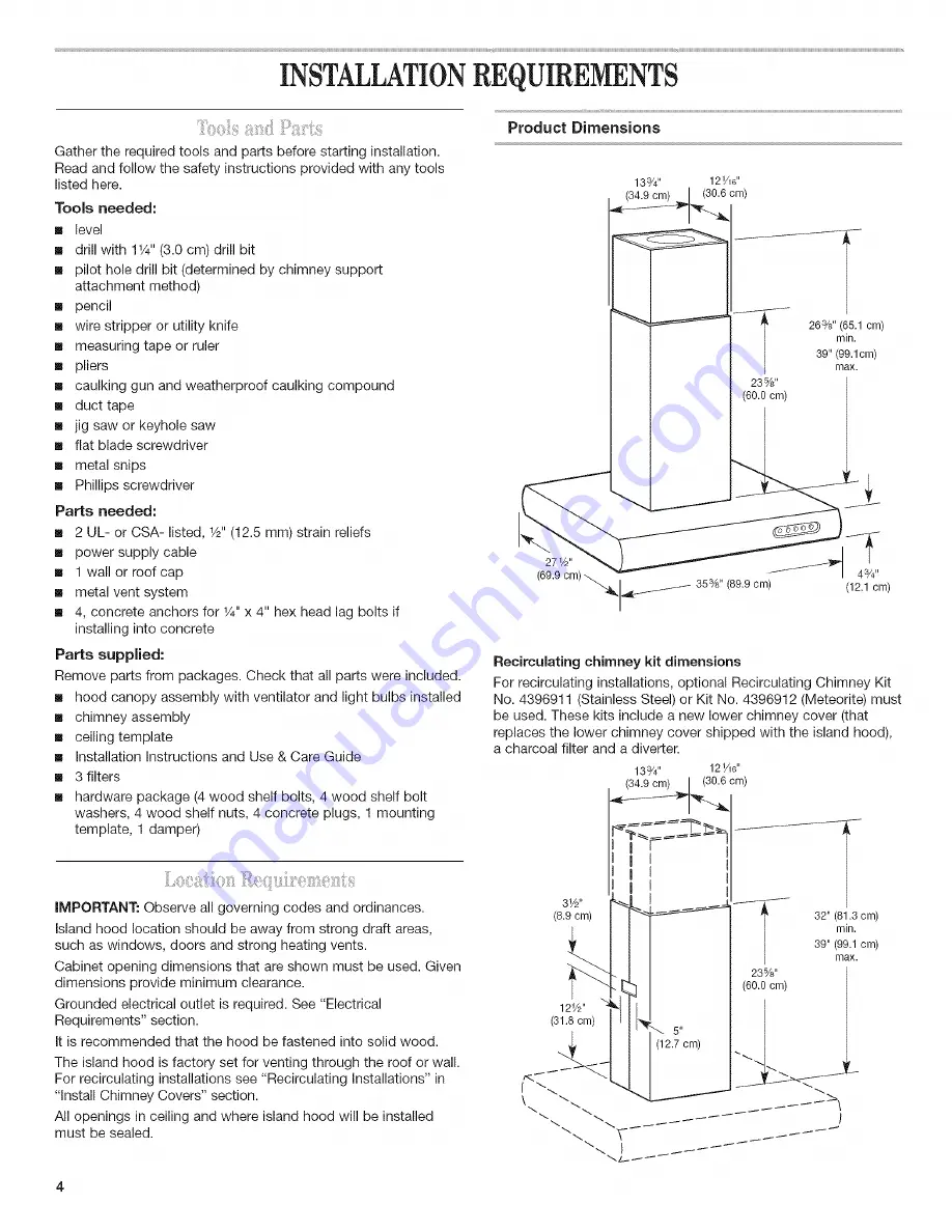 KitchenAid Pro-Line KICV167RMT0 Скачать руководство пользователя страница 4