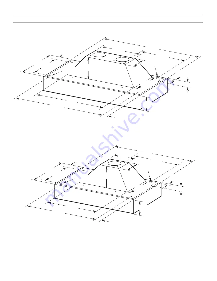 KitchenAid RANGE HOOD LINER with INTERNAL BLOWER Скачать руководство пользователя страница 5