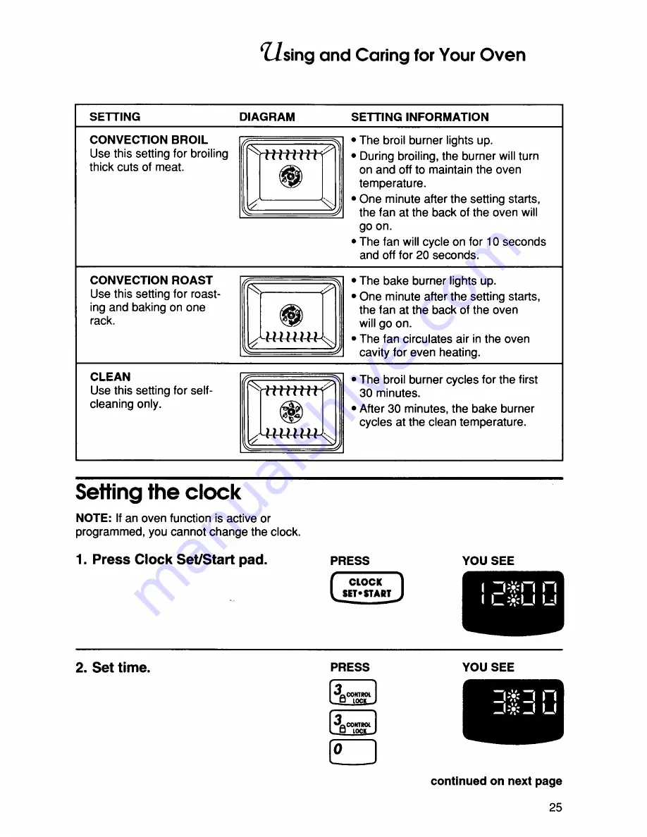 KitchenAid Thermal-Convection KGRT507B Use And Care Manual Download Page 25