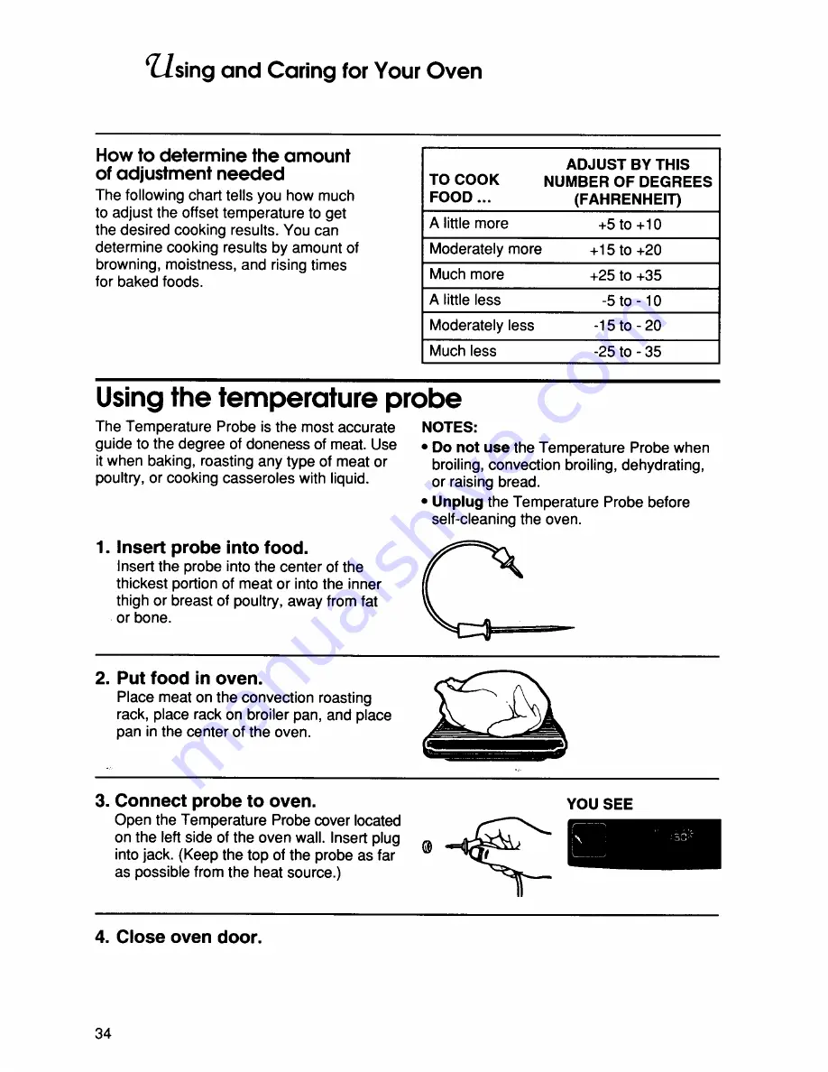 KitchenAid Thermal-Convection KGRT507B Скачать руководство пользователя страница 34