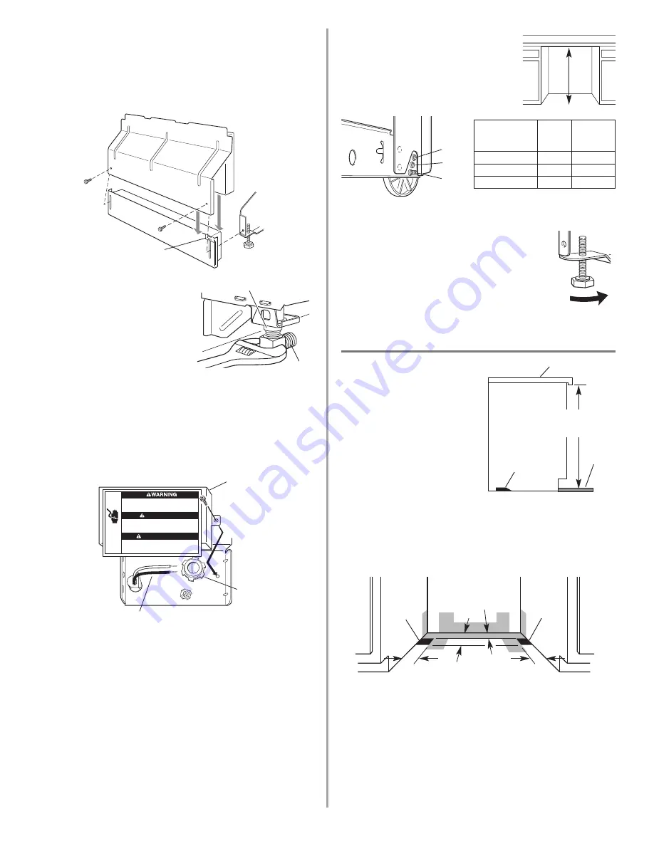 KitchenAid Undercounter Dishwasher 8573157 Installation Instructions Manual Download Page 10