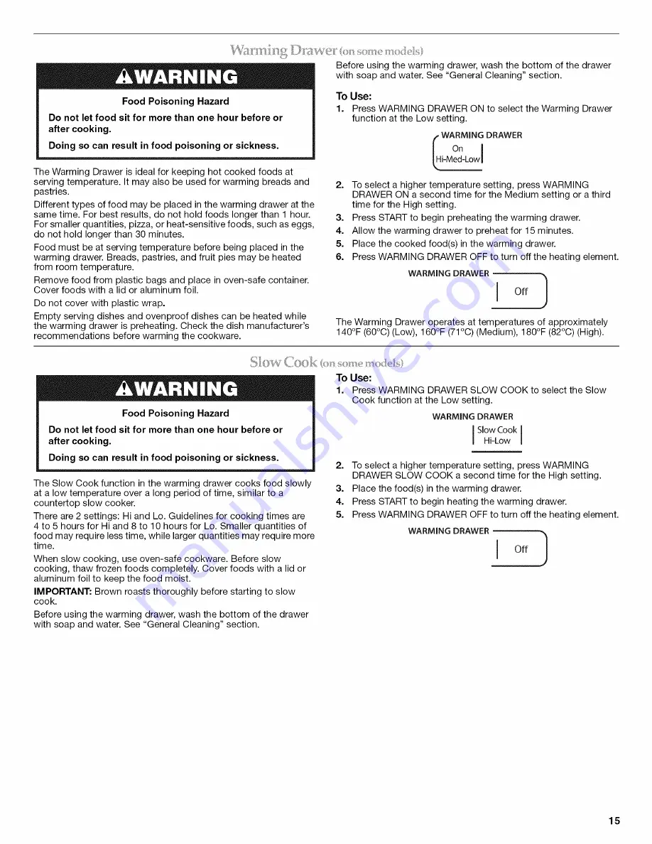 KitchenAid W10524723A Manual Download Page 15