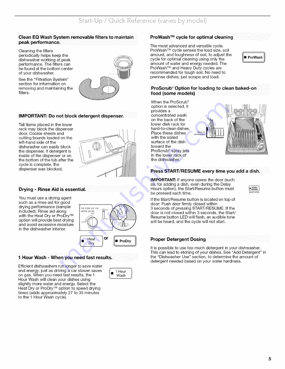 KitchenAid w10584053a Use Instructions Download Page 5