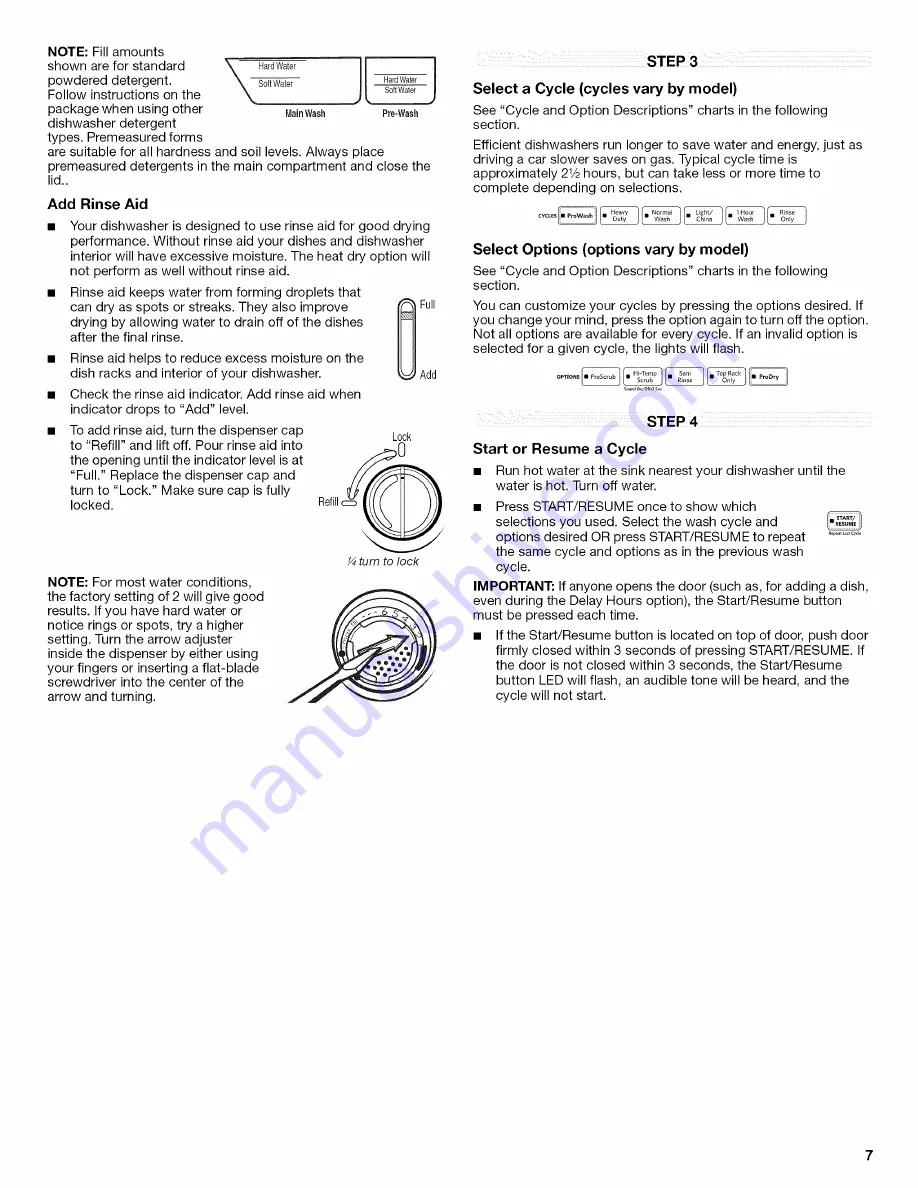 KitchenAid w10584053a Скачать руководство пользователя страница 7