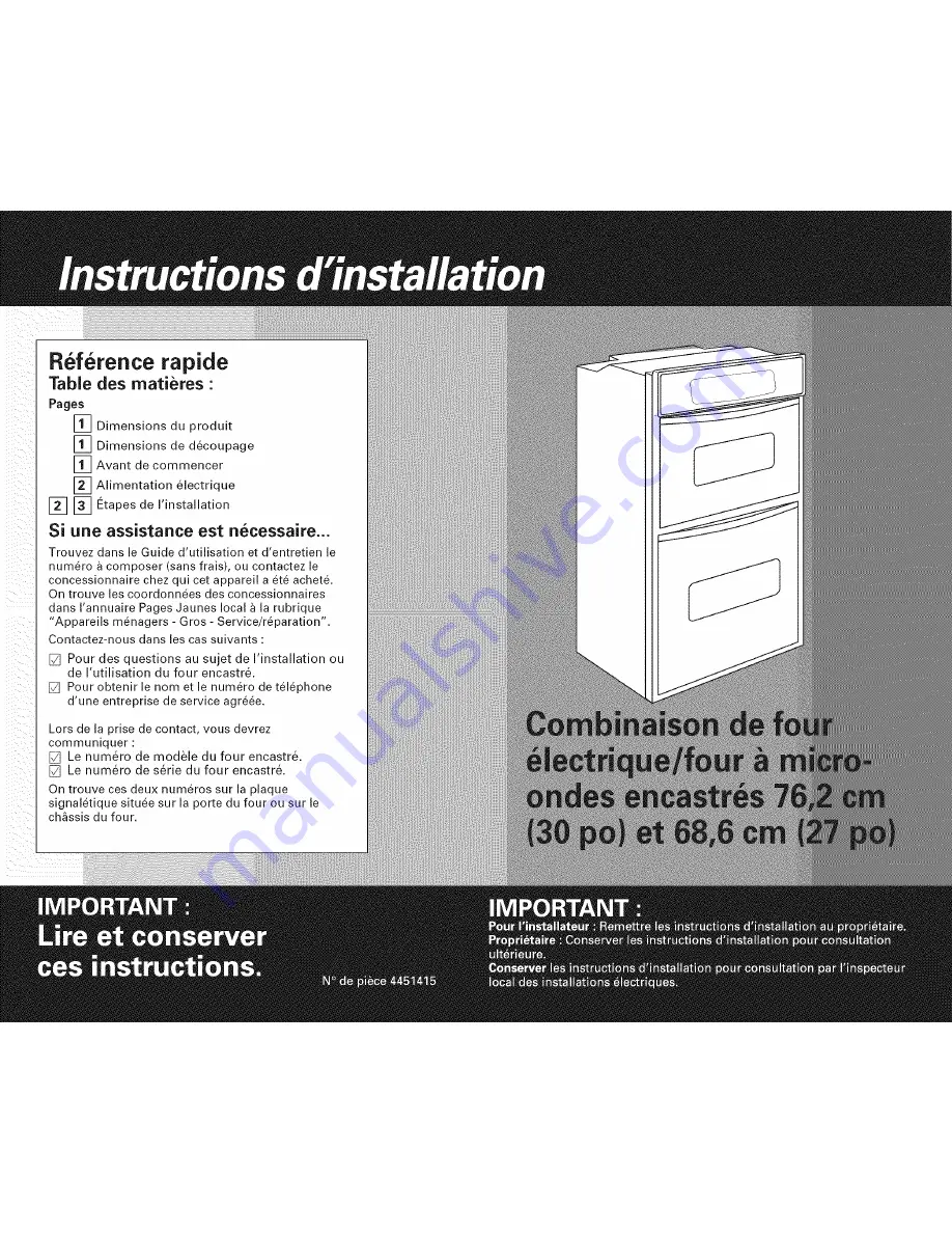 KitchenAid YKEMS307GB2 Installation Instructions Manual Download Page 6