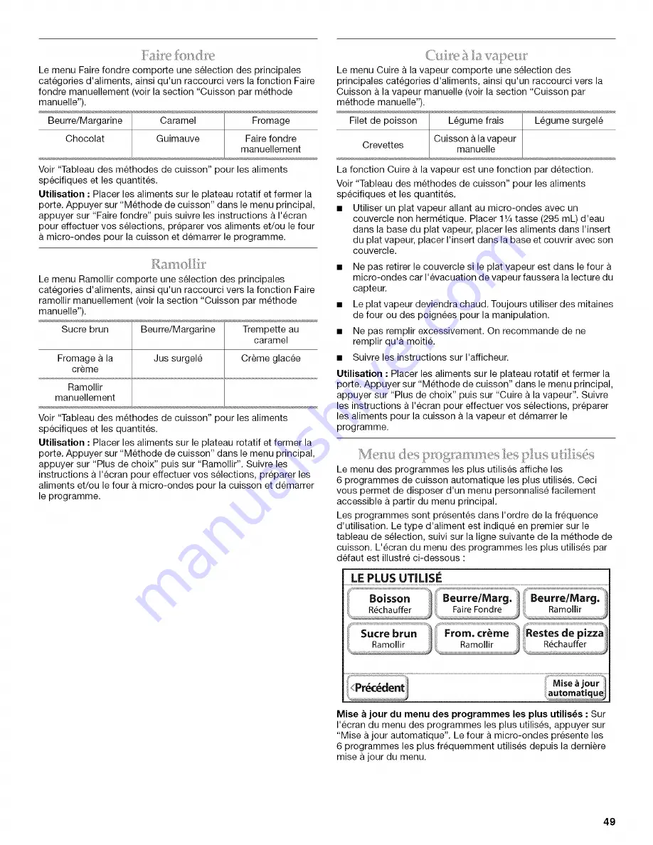 KitchenAid YKHMS2050S Use & Care Manual Download Page 49