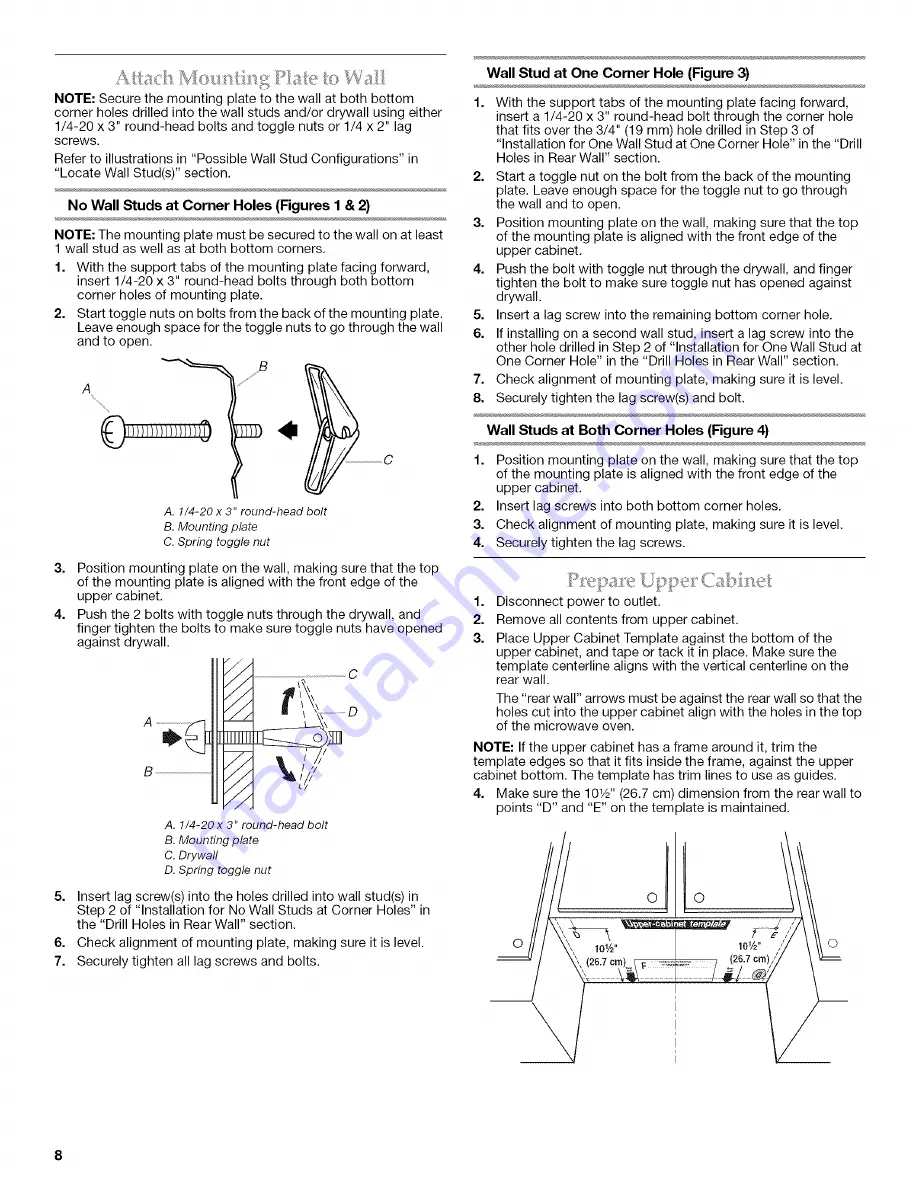 KitchenAid YKHMS2050SB0 Installation Instructions Manual Download Page 8