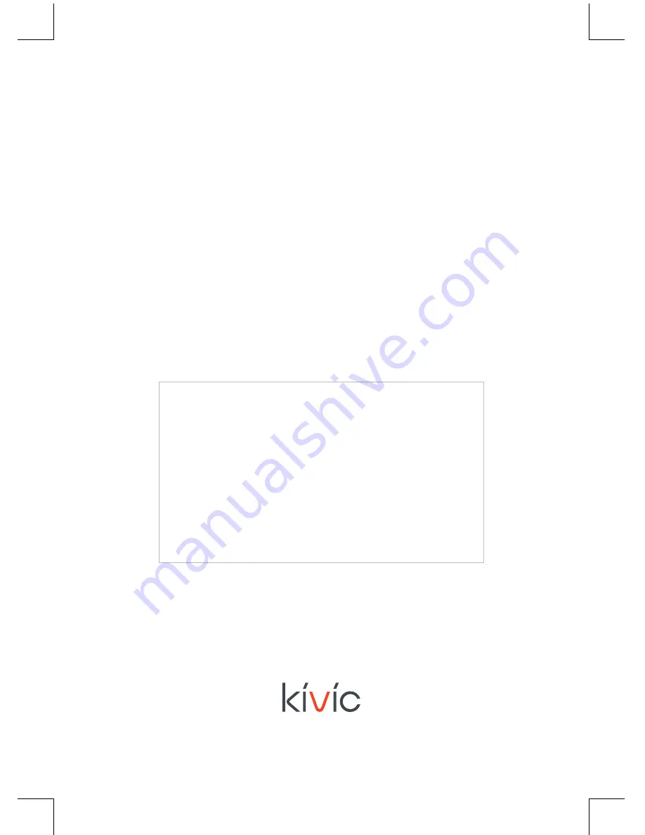 Kivic SM HUD User Manual Download Page 12