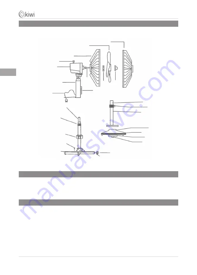 Kiwi KFAN 7516 User Manual Download Page 8