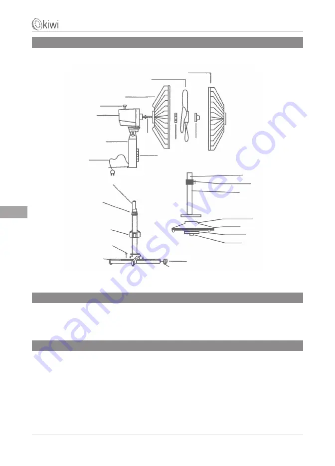 Kiwi KFAN 7516 User Manual Download Page 16