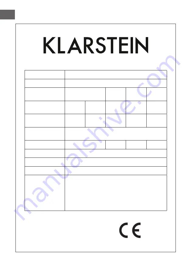 Klarstein 10033589 Manual Download Page 24