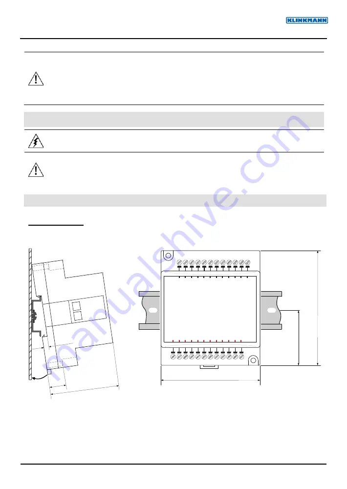 Klinkmann Unitronics IO-DI8-RO8 Quick Start Manual Download Page 2