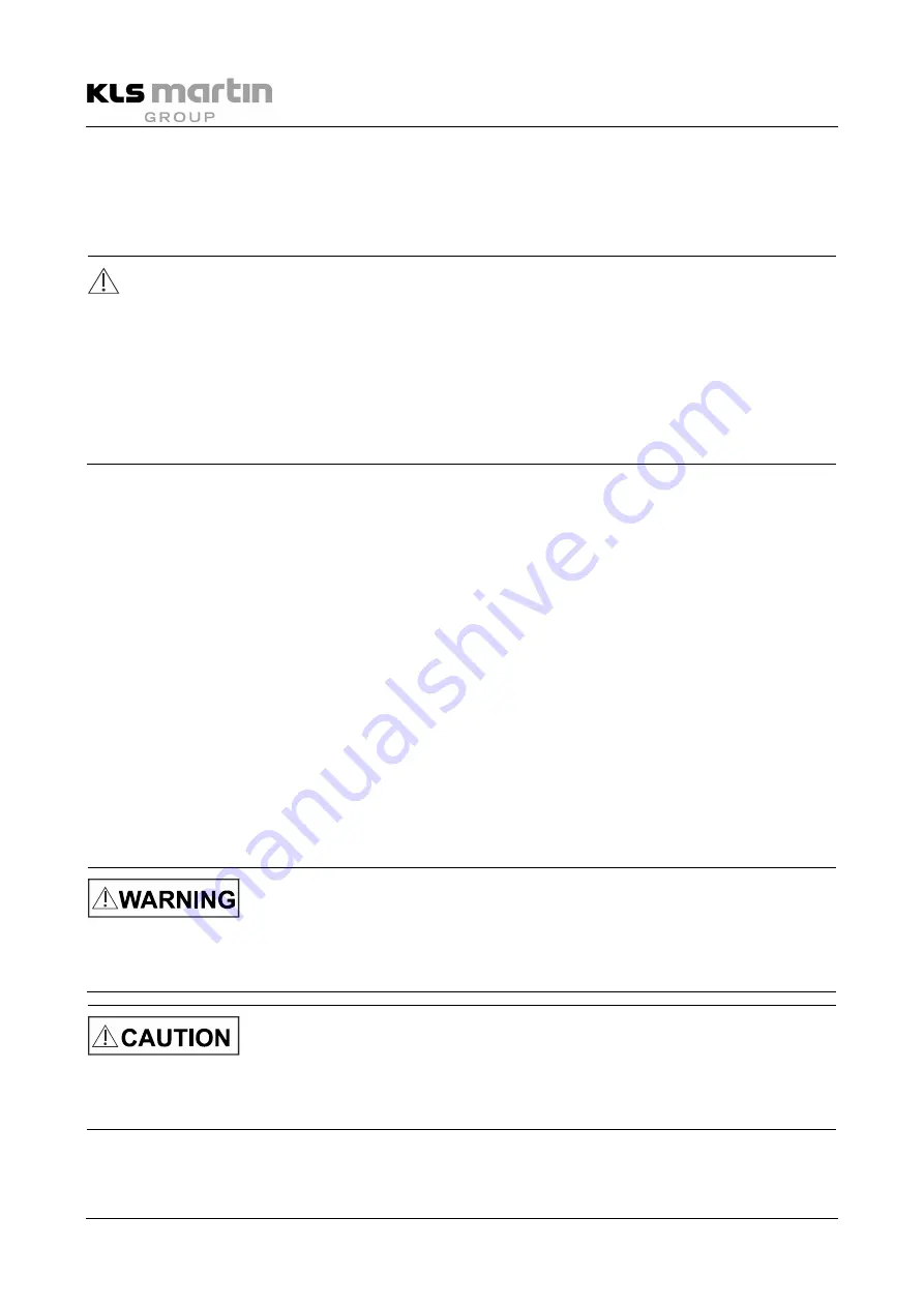 KLS Martin MedLED Instructions For Use Manual Download Page 22