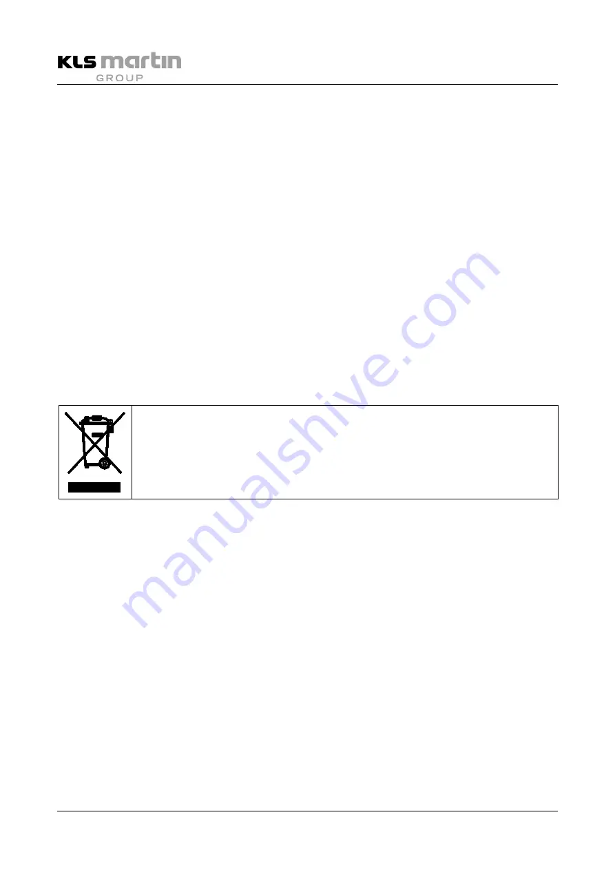 KLS Martin MedLED Instructions For Use Manual Download Page 34