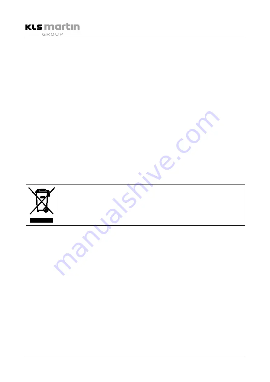 KLS Martin MedLED Instructions For Use Manual Download Page 64