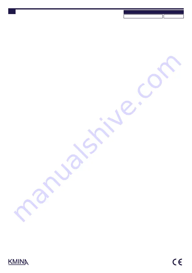 KMINA K40012 User Manual Download Page 7