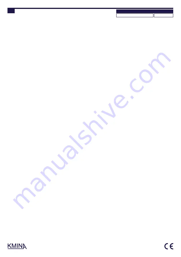 KMINA K40012 User Manual Download Page 8