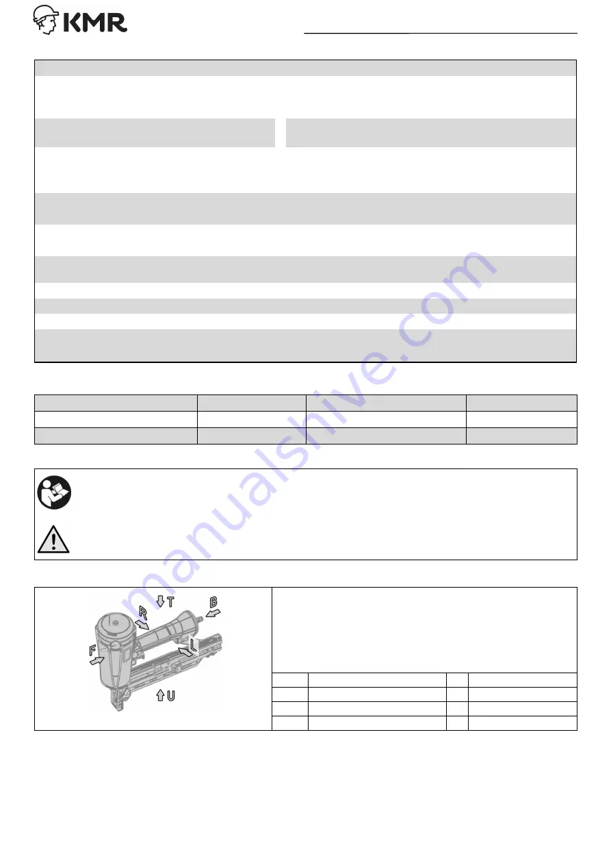 KMR 12000607 Additional Instructions Download Page 44