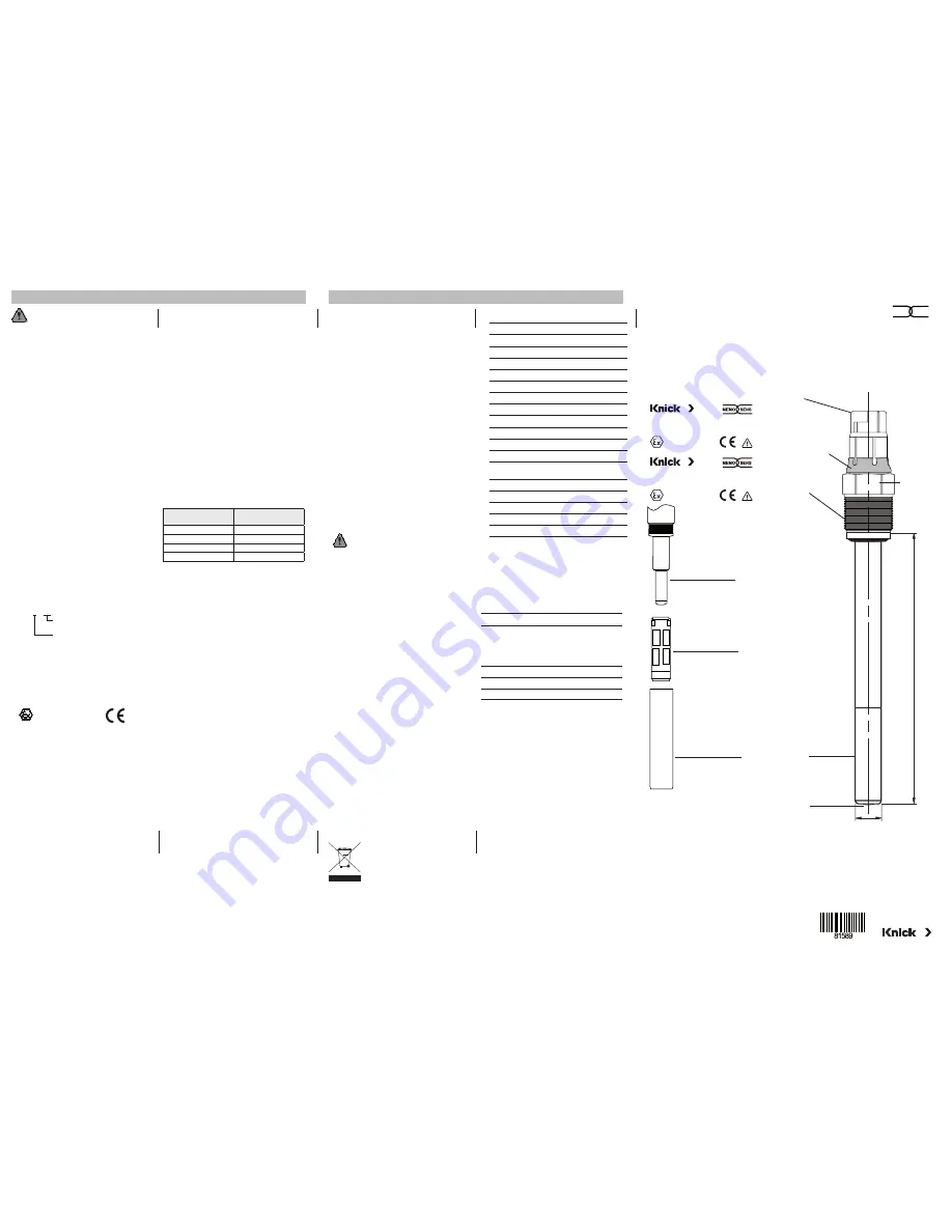 Knick Series SE 707-Memosens Instructions For Use Download Page 1