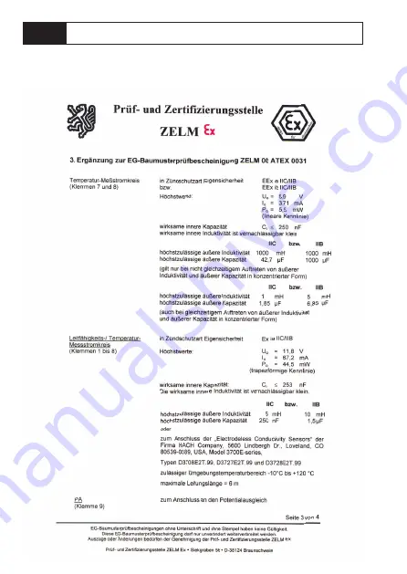 Knick Stratos PROFIBUS 2222X CondI User Manual Download Page 58