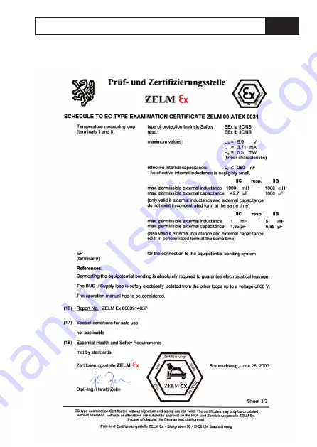 Knick Stratos PROFIBUS 2222X CondI User Manual Download Page 147