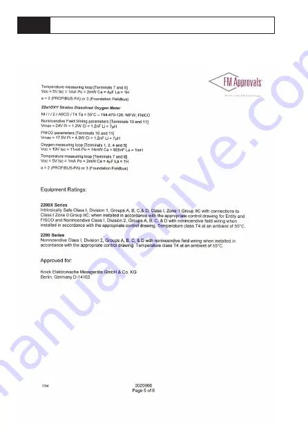 Knick Stratos PROFIBUS 2222X CondI User Manual Download Page 162