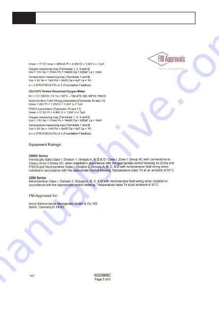 Knick Stratos PROFIBUS 2222X CondI User Manual Download Page 168