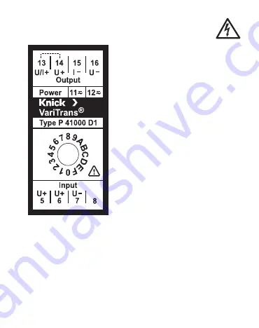 Knick VariTrans P 41000 D1 User Manual Download Page 65