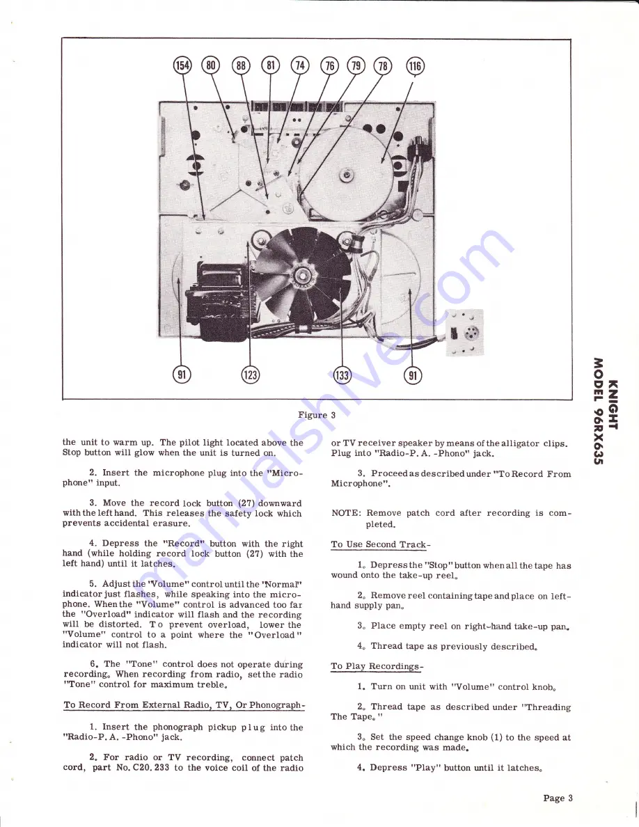 Knight 96RX635 User Manual Download Page 3