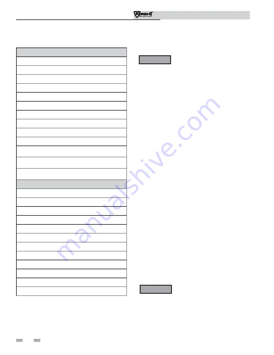 Knight WBN051 Installation & Operation Manual Download Page 10