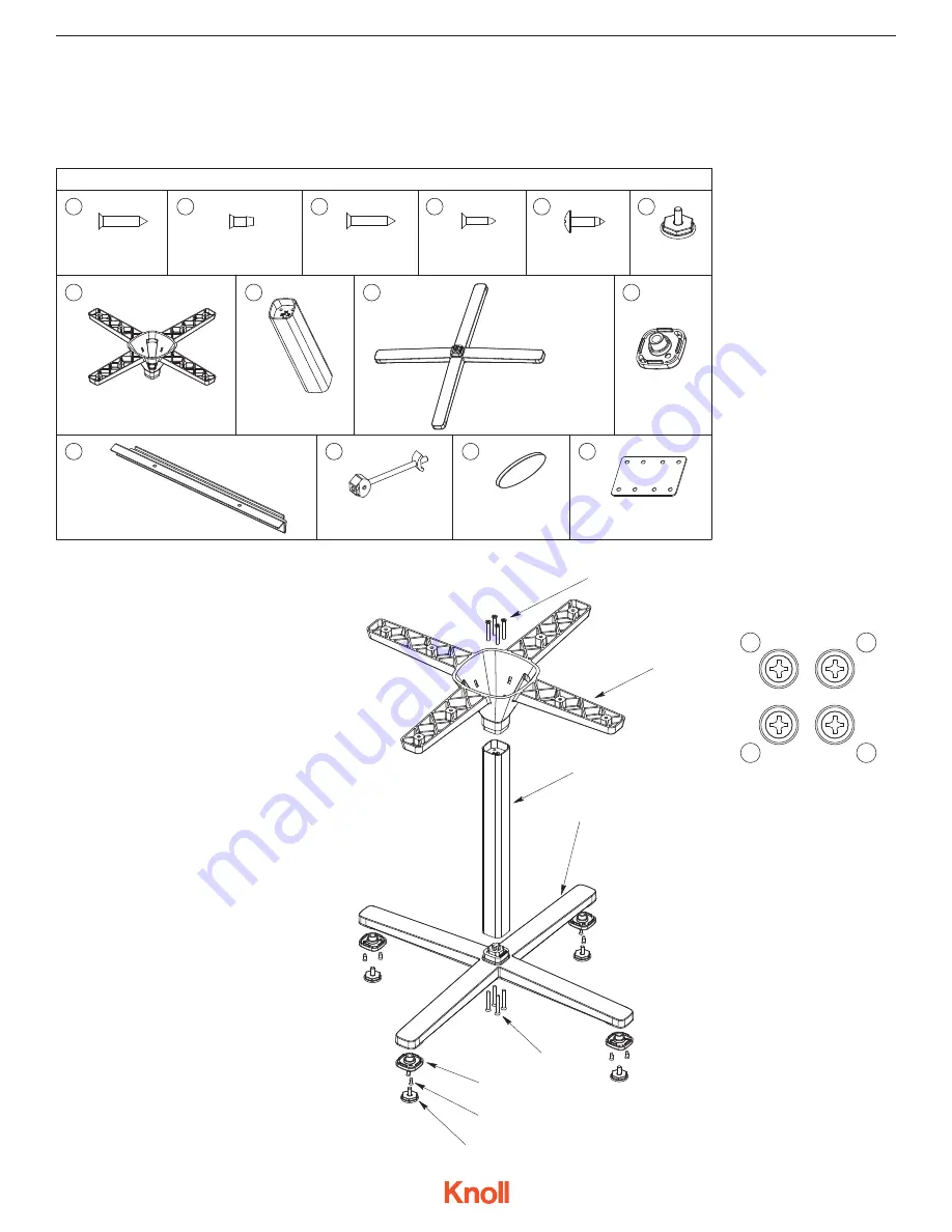 Knoll Islands 6TD00033 Installation Instruction Download Page 1