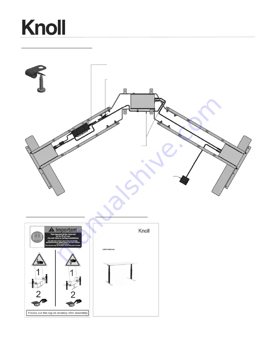 Knoll Tone Electric Assembly Instructions Manual Download Page 7