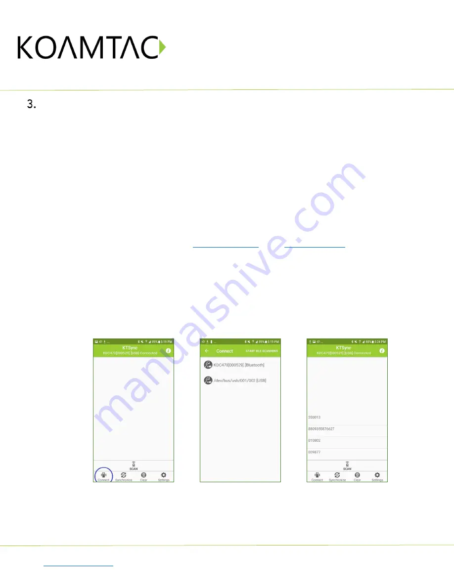 KoamTac KDC20 Quick Manual Download Page 5